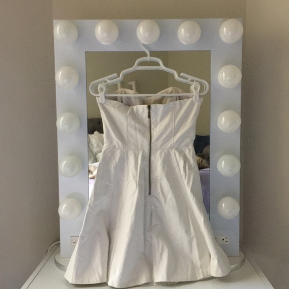 Very J Strapless Faux Leather Dress - Picture 8 of 8